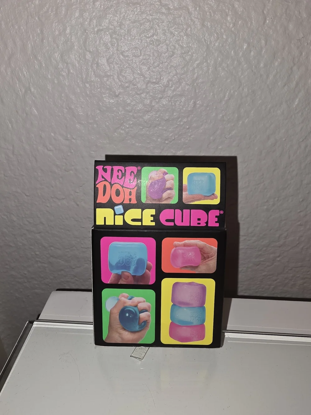 Nice Cube Pink Squish Toy